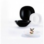 Comprar Vajilla Carine Blanca Y Negra 19 Piezas  Luminarc 1321 al Mejor Precio