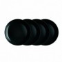 Comprar Vajilla Diwali Black Negra 19 Piezas  Luminarc 1210 al Mejor Precio