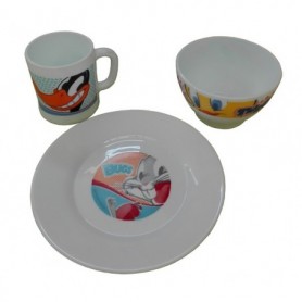Comprar Vajilla Infantil Looney 3 Piezas  Bormioli 103305 al Mejor Precio
