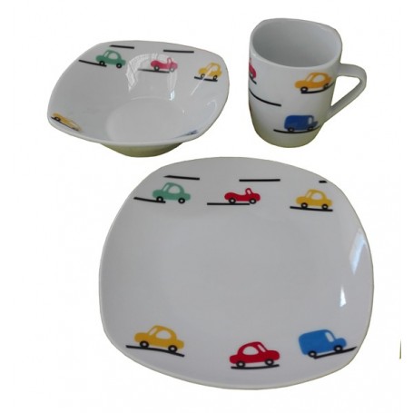 Comprar Vajilla Infantil Porcelana 3 Piezas  Milk 257011 al Mejor Precio