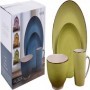 Comprar Vajilla Loza Valencia Verde 16 Piezas  Tableware 257070 al Mejor Precio