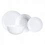 Comprar Vajilla Opal Blanca 19 Piezas Diwali  Luminarc 1353 al Mejor Precio