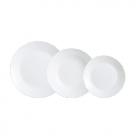Comprar Vajilla Opal Blanca Zelie 18 Piezas  Arcopal 1218 al Mejor Precio