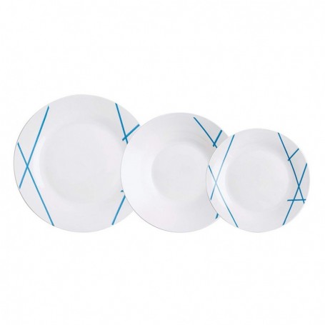 Comprar Vajilla Porcelana Domus 18 Piezas  Quid 1208 al Mejor Precio