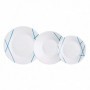 Comprar Vajilla Porcelana Domus 18 Piezas  Quid 1208 al Mejor Precio