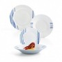 Comprar Vajilla Porcelana Riviera 18 Piezas  Quid 1375 al Mejor Precio