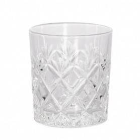 Comprar Vasos Agua Vidrio Tallados 230 Ml Lote 6 Excellent 20432 al Mejor Precio