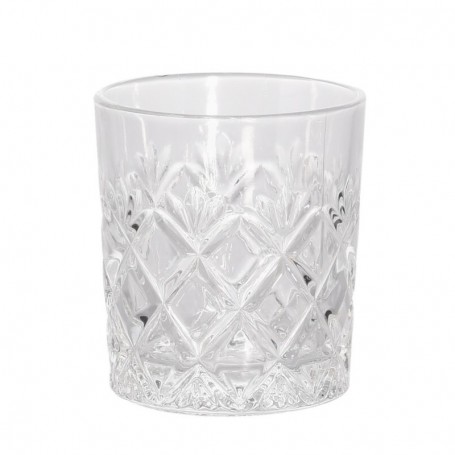 Comprar Vasos Agua Vidrio Tallados 230 Ml Lote 6 Excellent 20432 al Mejor Precio