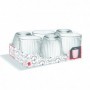 Comprar Vasos Line Acqua Transparente Bandeja 6 Bormioli 103315 al Mejor Precio