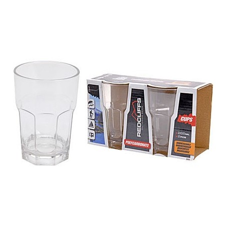 Comprar Vasos Policarbonato 20,5 Cl Pack 2 Redcliffs 20160 al Mejor Precio
