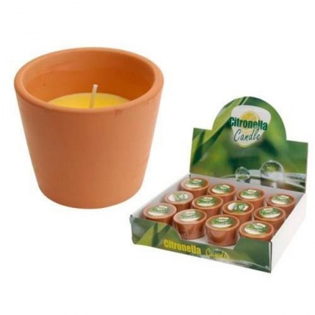 Comprar Vela Terracota Citronela 7 Cm  Citronella 25004 al Mejor Precio