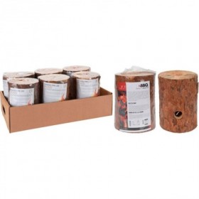 Comprar Vela Tronco Madera 20X15 Cm 1,5/2 Horas  Bbq 50036 al Mejor Precio