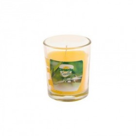 Comprar Vela Vaso Vidrio 5 Cm Citronela  Rogito 25012 al Mejor Precio
