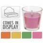 Comprar Vela Vaso Vidrio Citro Colores 7X7Cm  Importacion 25007 al Mejor Precio
