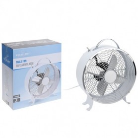 Comprar Ventilador Redondo Metal 26 Cm Blanco  Excellent 140634 al Mejor Precio