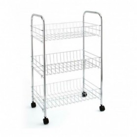 Comprar Verdulero Cromo 40X25X64 Cm 3 Baldas  Quid 1511 al Mejor Precio