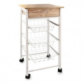 Comprar Verdulero Square 3 Cestas + Cajon 37X37X78 Cm  Quid 1599 al Mejor Precio