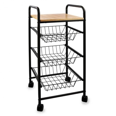 Comprar Verdulero Square 3 Cestas 34X34X76 Cm  Quid 1598 al Mejor Precio
