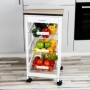 Comprar Verdulero Square 3 Cestas Inoxidable 37X37X77 Cm  Quid 1600 al Mejor Precio
