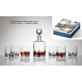 Comprar Whisky Trio Con Botella 7 Piezas Juego Bohemia 101410 al Mejor Precio