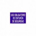 ▷ Cartel Uso obligatorio de cinturón de seguridad | Ferreidea