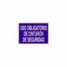 ▷ Cartel Uso obligatorio de cinturón de seguridad | Ferreidea