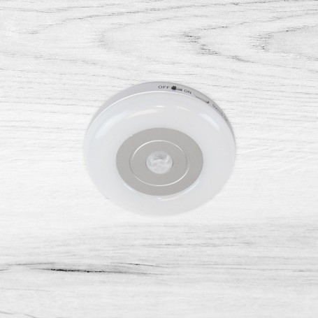 Comprar Aplique LED Crater recargable por USB y con sensor de movimiento 1 W Pintado aluminio Plástico al Mejor Precio