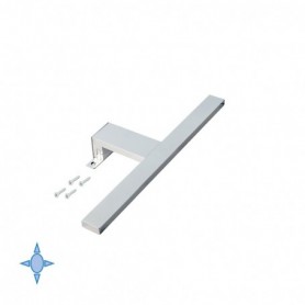 Comprar Aplique LED para espejo de baño Aquarius 300 - 450 mm (AC 230V 50Hz) 300 Cromado Plástico y Aluminio al Mejor Precio