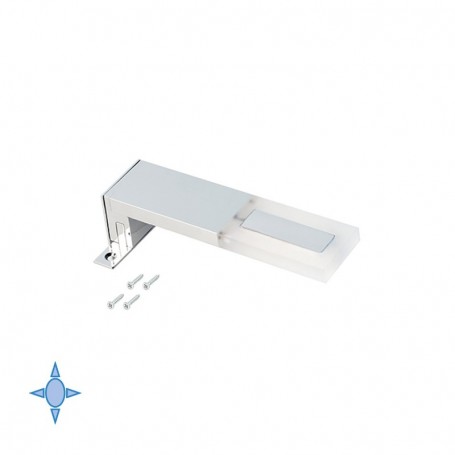 Comprar Aplique LED para espejo de baño Sagitarius 40 mm (AC 230V 50Hz) 5 W Cromado Plástico y Aluminio al Mejor Precio