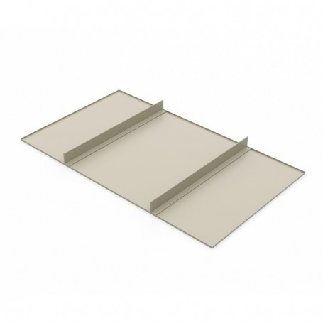 Comprar Bandeja o estante para armarios y vestidores Hack 687 (M80) Pintado color piedra texturizado Acero 2 ud. al Mejor Precio