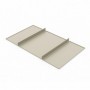 Comprar Bandeja o estante para armarios y vestidores Hack 787 (M90) Pintado color piedra texturizado Acero 2 ud. al Mejor Precio