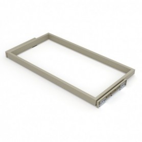 Comprar Bastidor con guías de cierre suave para accesorios de armario Hack 623 - 657 Pintado color piedra texturizado 2 ud. al M
