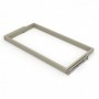Comprar Bastidor con guías de cierre suave para accesorios de armario Hack 923 - 957 Pintado color piedra texturizado 2 ud. al M