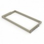 Comprar Bastidor con guías de cierre suave para accesorios de armario Hack 923 - 957 Pintado color piedra texturizado 2 ud. al M