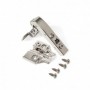 Comprar Bisagra de cazoleta X91 cierre suave brazo angular 90º suplemento para atornillar Atornillar Niquelado Acero 10 ud al Me