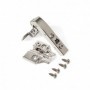 Comprar Bisagra de cazoleta X91 cierre suave brazo angular 90º suplemento para atornillar Atornillar Niquelado Acero 10 ud al Me