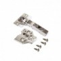 Comprar Bisagra de cazoleta X91N apertura 100º suplemento para atornillar Atornillar Niquelado Acero 20 ud al Mejor Precio