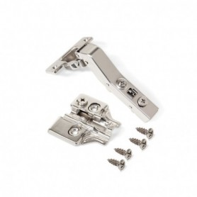 Comprar Bisagra de cazoleta D. 35 mm brazo angular 45º cierre suave con suplemento 10 ud. al Mejor Precio