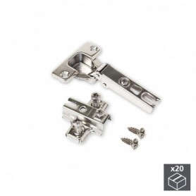 Comprar Bisagra de cazoleta D. 35 mm recta apertura 110º con suplemento Euro 20 ud. al Mejor Precio