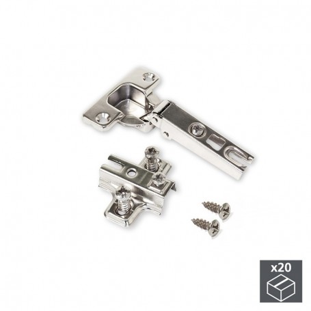 Comprar Bisagra de cazoleta D. 35 mm recta apertura 110º con suplemento Euro 20 ud. al Mejor Precio