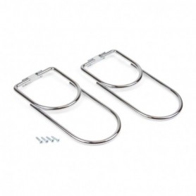 Comprar botellero con 2 huecos para mueble. Cromado Acero al Mejor Precio