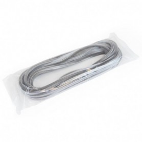 Comprar Burlete guardapolvo adhesivo altura 17 mm rollo de 10 m Gris al Mejor Precio