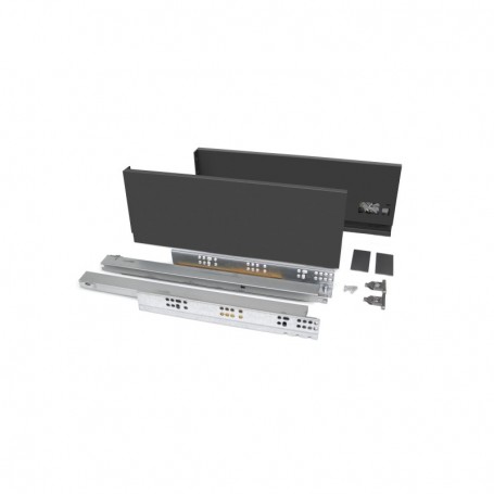 Comprar Cajón exterior Vertex 40 kg de altura 131 mm 500 Gris antracita Acero al Mejor Precio
