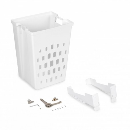 Comprar Cesto lavandería Laundry para módulo Plástico blanco Plástico y Acero al Mejor Precio