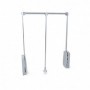 Comprar Colgador abatible para armario Hang 600 - 830 Cromado Acero y Plástico al Mejor Precio