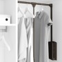 Comprar Colgador abatible para armario Hang 830 - 1150 Cromado Acero y Plástico al Mejor Precio