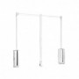Comprar Colgador abatible para armario Sling 600 - 830 Plástico blanco Acero y Plástico al Mejor Precio
