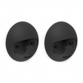 Comprar Colgador de pared Napier Pintado negro Plástico al Mejor Precio