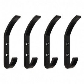 Comprar Colgador de pared Nelson Pintado negro Aluminio al Mejor Precio