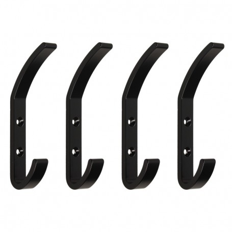 Comprar Colgador de pared Nelson Pintado negro Aluminio al Mejor Precio